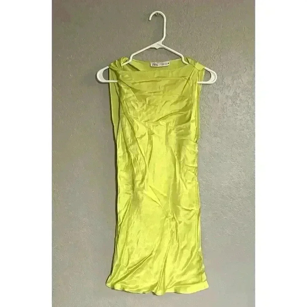 Zara Yellow Midi Dress - Picture 3 of 9